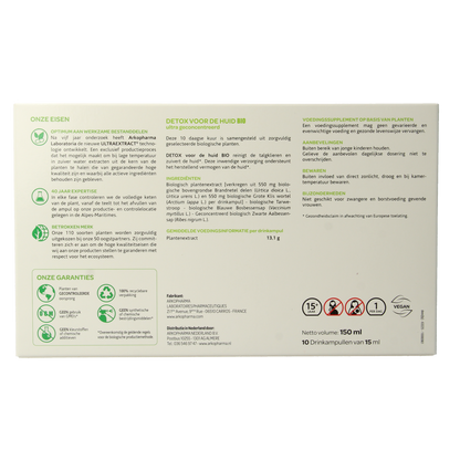 Arkofluids Detox huid bio 10.00 Ampullen