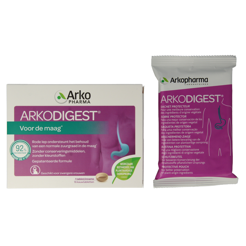 Arkocaps Arkodigest 16 Kauwtabletten