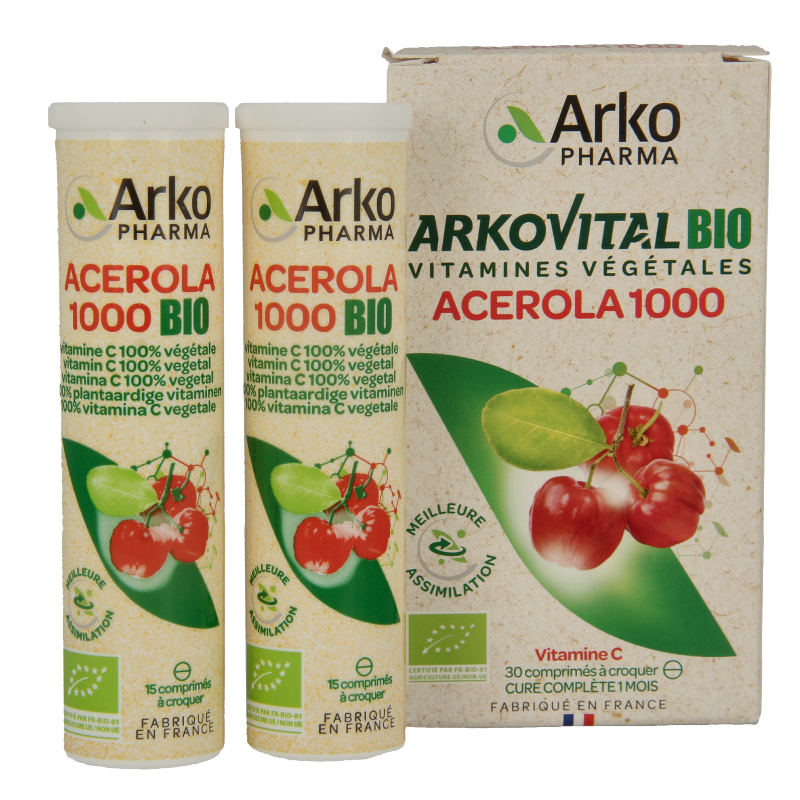 Arkovital Acerola 1000 bio 30 Kauwtabletten