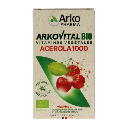 Arkovital Acerola 1000 bio 30.00 Kauwtabletten