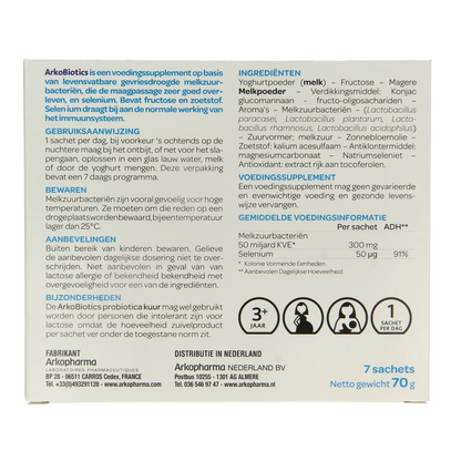 Arkopharma Arkobiotics probiotica kuur 7.00 Sachets