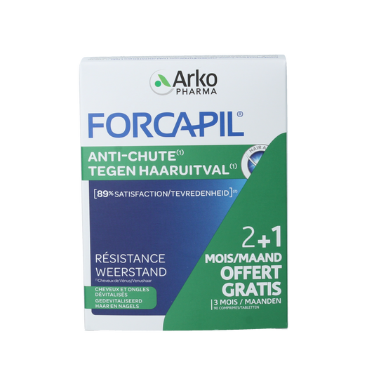 Forcapil Tegen haaruitval prom 90.00 Tabletten