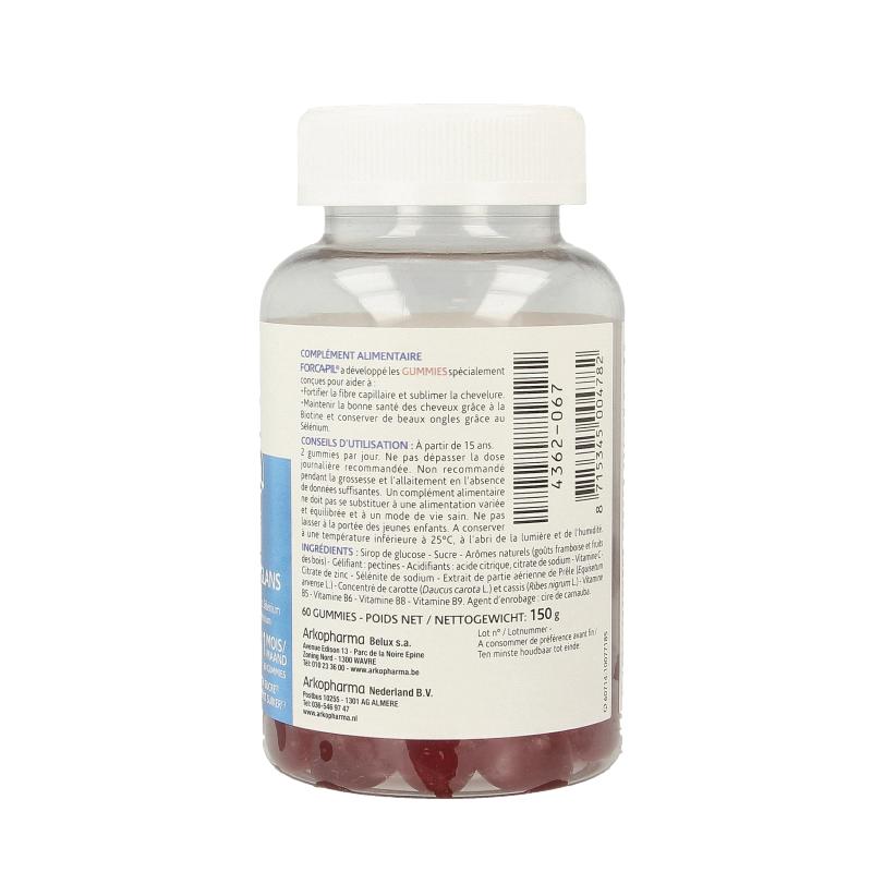 Forcapil Haar en nagel 60 Gummies