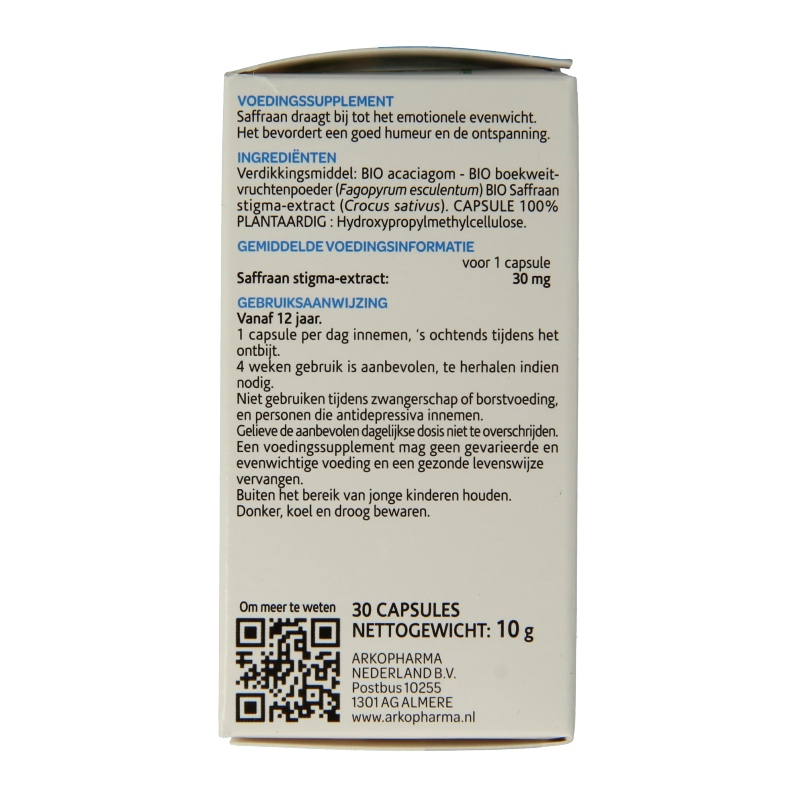 Arkocaps Saffraan bio 30 Capsules