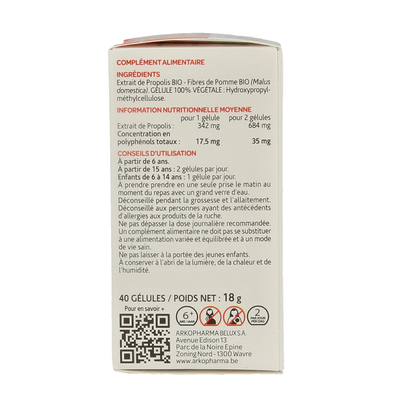 Arkocaps Propolis bio 40 Capsules