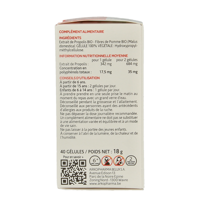 Arkocaps Propolis bio 40.00 Capsules