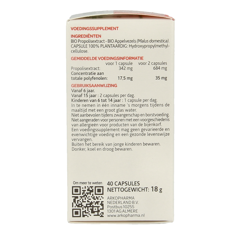 Arkocaps Propolis bio 40 Capsules