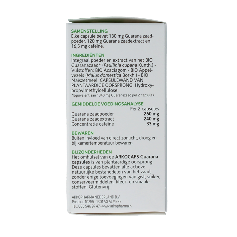 Arkocaps Guarana bio 40 Capsules