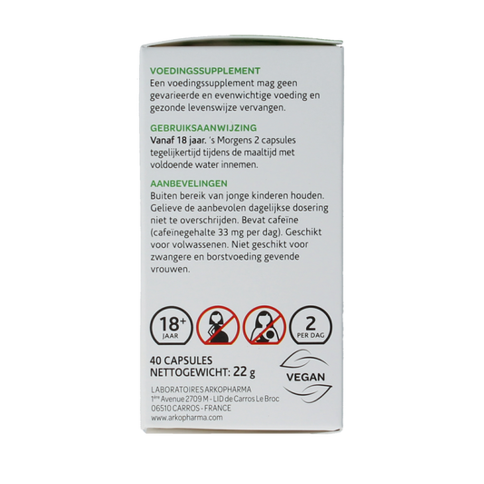 Arkocaps Guarana bio 40.00 Capsules