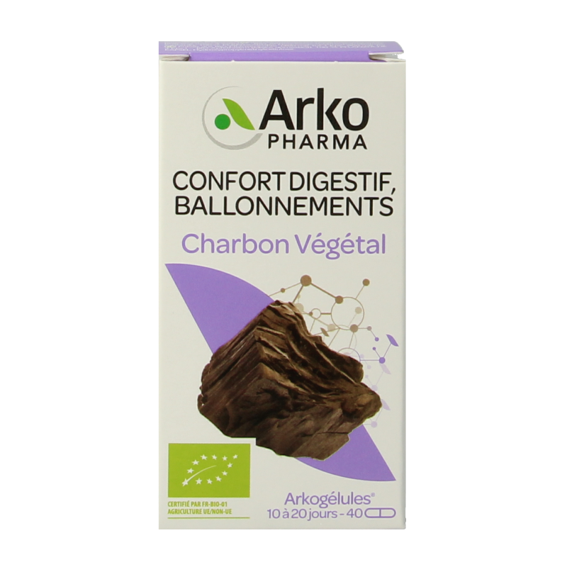 Arkocaps Plantaardige kool bio 40 Capsules