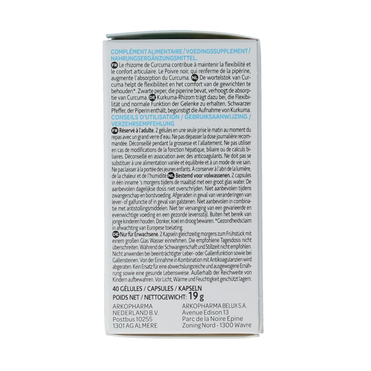 Arkocaps Curcuma 40.00 Capsules