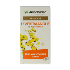 Arkocaps Levertraanolie 60.00 Capsules