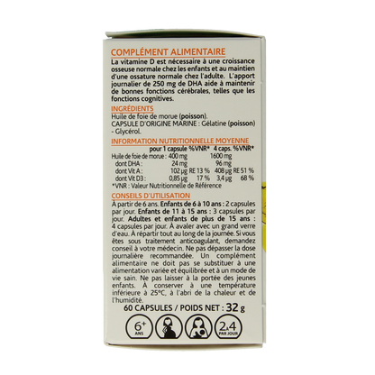 Arkocaps Levertraanolie 60.00 Capsules