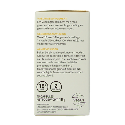 Arkocaps Zaagbladpalm 45 Capsules