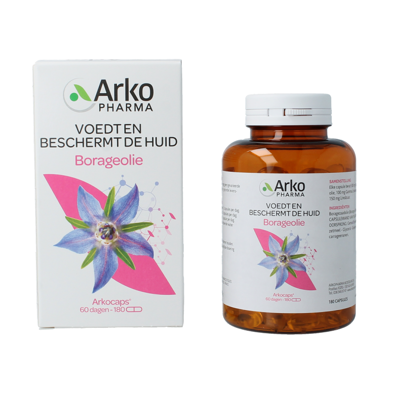 Arkocaps Borage olie  180 Capsules