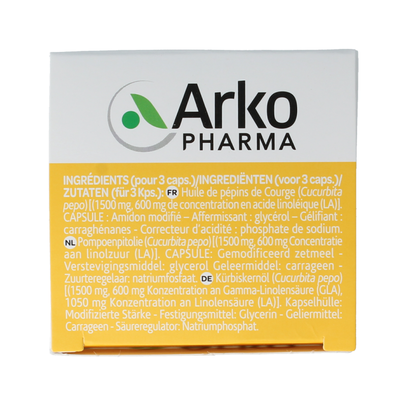 Arkocaps Pompoenpitolie 180 Capsules