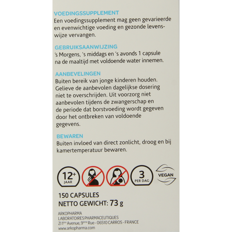 Arkocaps Boswellia 150 Vegetarische capsules