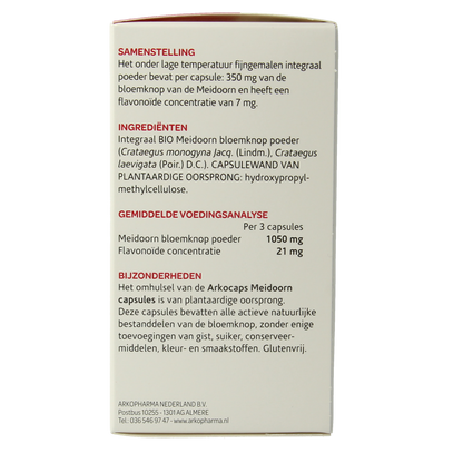 Arkocaps Meidoorn bio 150.00 Capsules