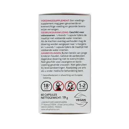 Arkocaps Zilverkaars 60.00 Capsules