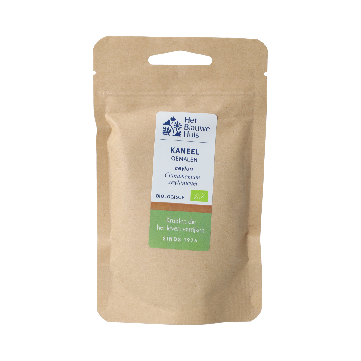 Het Blauwe Huis Kaneel ceylon poeder BIO 40.00 Gram