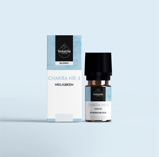 Volatile Chakra olie 2 heiligbeen puur 5.00 Milliliter