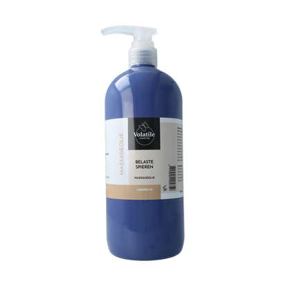Volatile Massageolie belaste spieren 1.00 Liter