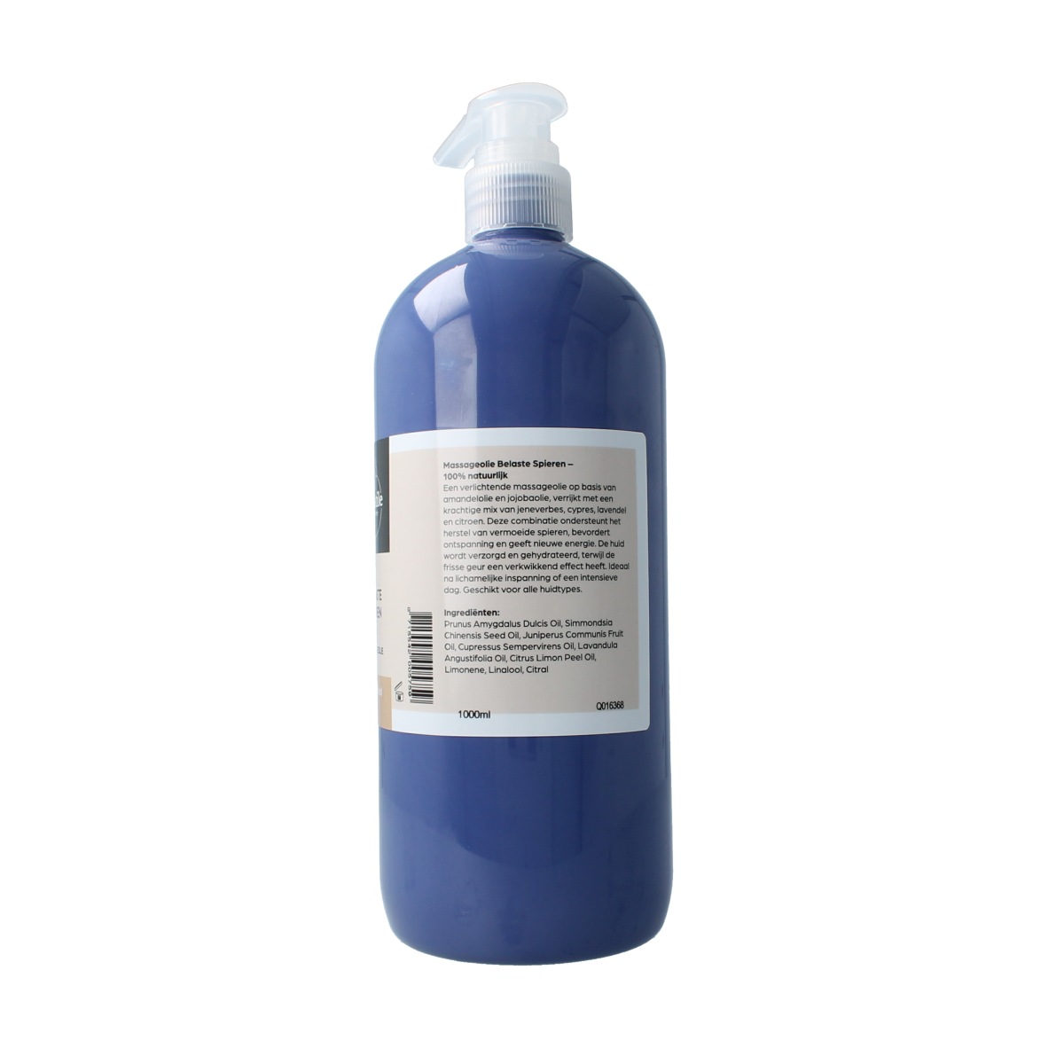 Volatile Massageolie belaste spieren 1.00 Liter