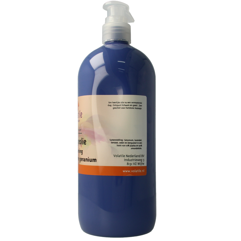 Volatile Massageolie ontspanning lavendel geranium 1 Liter