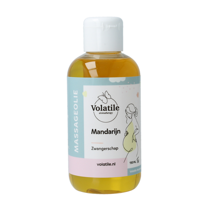Volatile Massageolie zwangerschap mandarijn 150.00 Milliliter