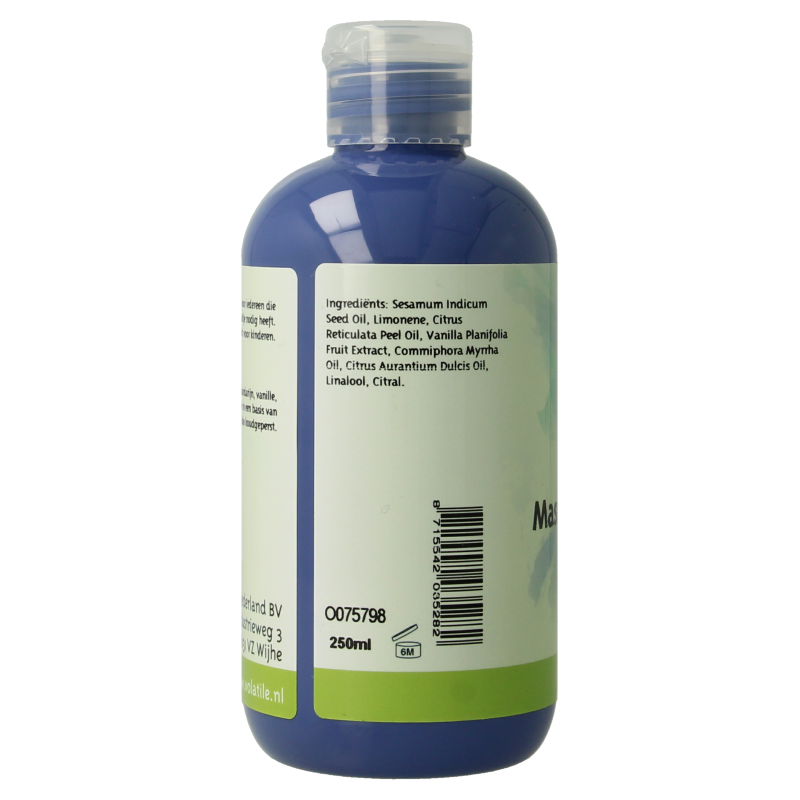 Volatile Massageolie sesam zonnewarmte 250 Milliliter