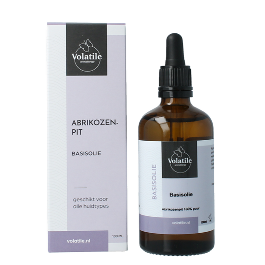 Volatile Abrikozenpit basisolie glazen fles 100 Milliliter