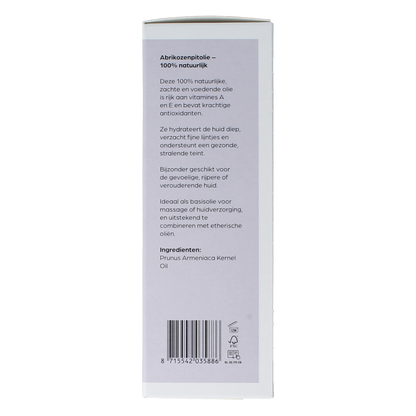 Volatile Abrikozenpit basisolie glazen fles 100.00 Milliliter
