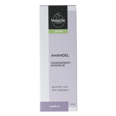 Volatile Amandel koudgeperst basisolie bio glazen fles 100.00 Milliliter