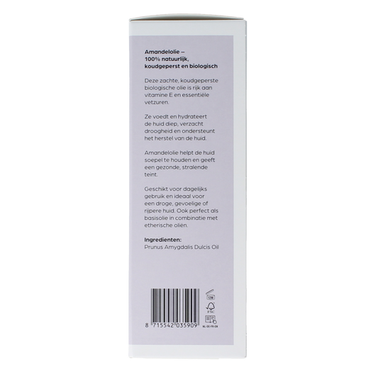 Volatile Amandel koudgeperst basisolie bio glazen fles 100.00 Milliliter