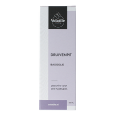 Volatile Druivenpit basisolie glazen fles 100.00 Milliliter