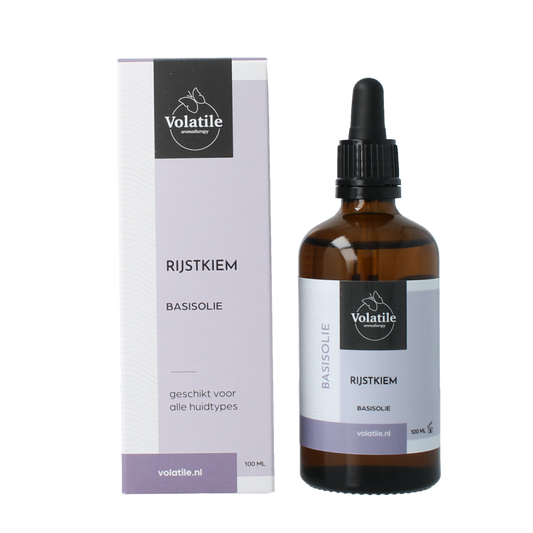 Volatile Rijstkiem basisolie glazen fles 100 Milliliter