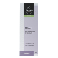 Volatile Sesam koudgeperst basisolie bio glazen fles 100 Milliliter