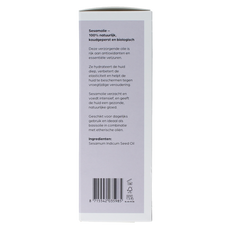 Volatile Sesam koudgeperst basisolie bio glazen fles 100 Milliliter