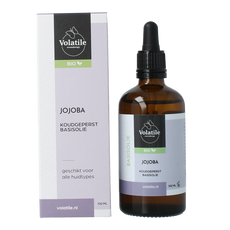 Volatile Jojoba koudgeperst basisolie bio glazen fles 100 Milliliter