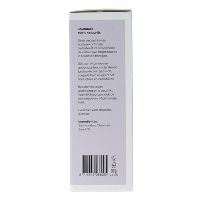 Volatile Jojoba koudgeperst basisolie bio glazen fles 100.00 Milliliter