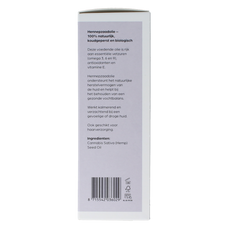 Volatile Hennepzaad koudgeperst basisolie bio glazen fles 100.00 Milliliter