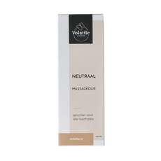 Volatile Massageolie neutral glas met pomp 100.00 Milliliter