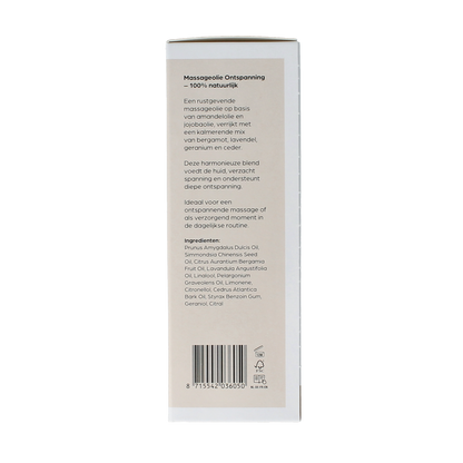 Volatile Massageolie ontspanning glas met pomp 100.00 Milliliter