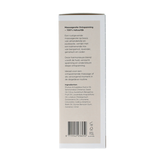 Volatile Massageolie ontspanning glas met pomp 100.00 Milliliter