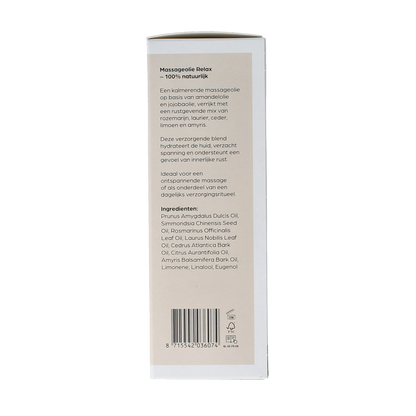 Volatile Massageolie relax glas met pomp 100.00 Milliliter