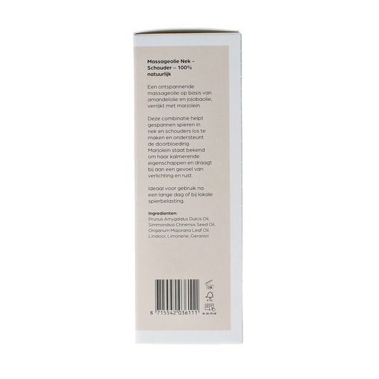 Volatile Massageolie nek/schouder glas met pomp 100.00 Milliliter