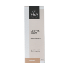 Volatile Massageolie mediterranee glas met pomp 100 Milliliter