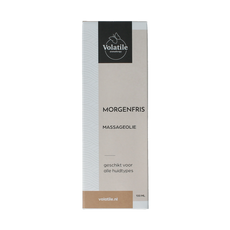 Volatile Massageolie morgenfris glas met pomp 100 Milliliter