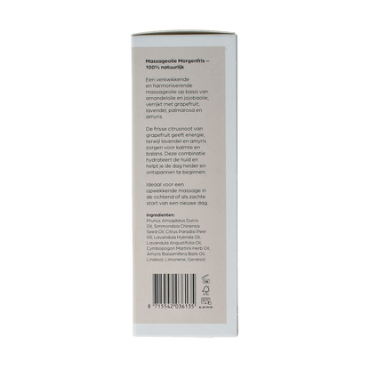 Volatile Massageolie morgenfris glas met pomp 100.00 Milliliter