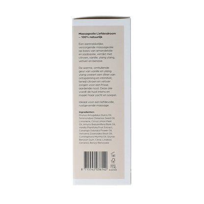 Volatile Massageolie liefdesdroom glas met pomp 100.00 Milliliter